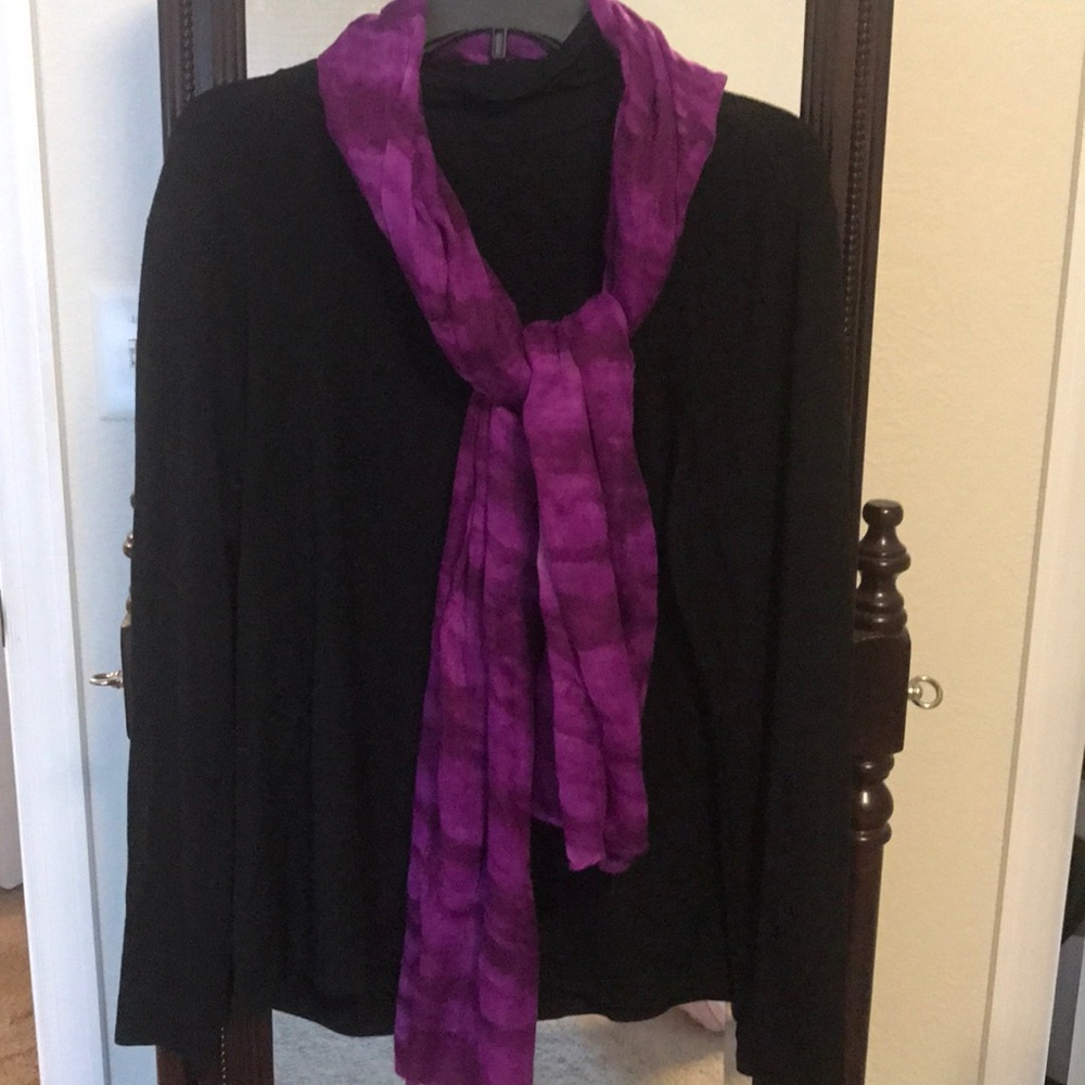 Purple scarf